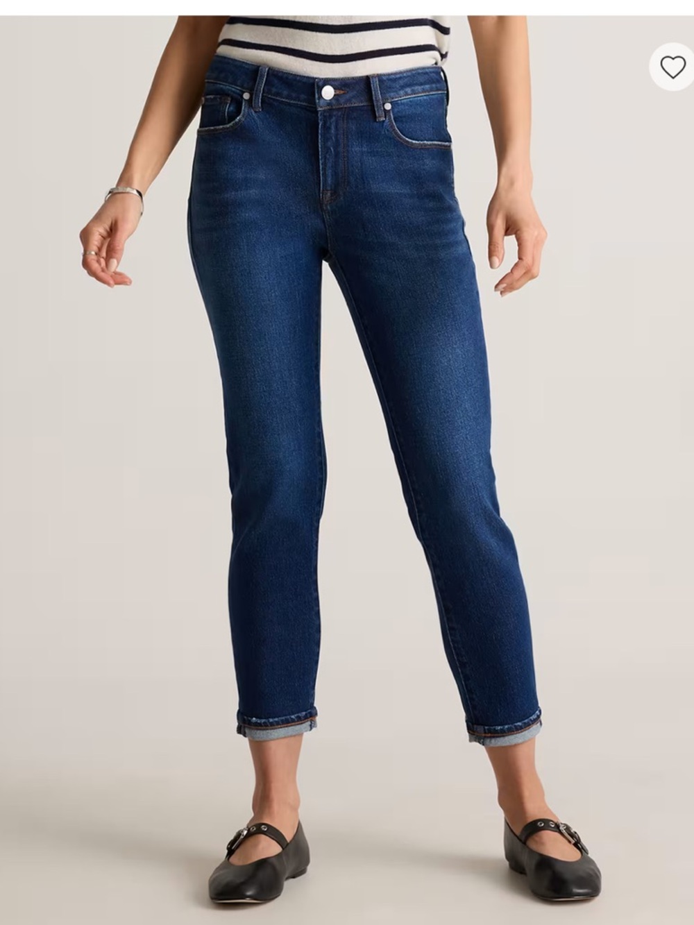 Quince Luna Stretch Slim Boyfriend Jeans 32